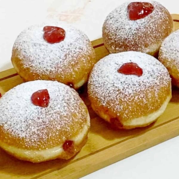 Jam filled donuts