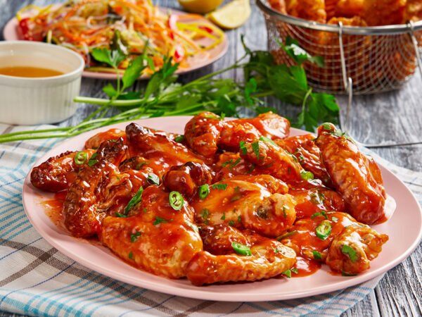 Sweet chilli chicken wings