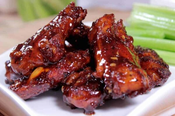 Smokey barbecue chicken wings