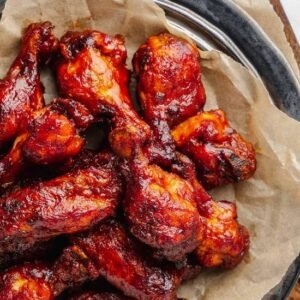 Smokey barbecue chicken wings