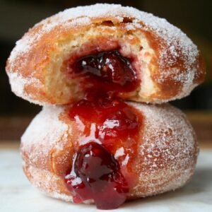 jam filled donuts
