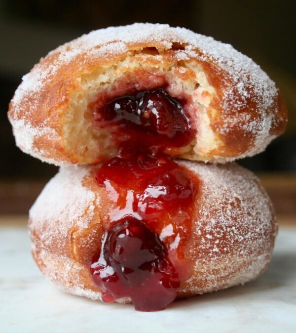 jam filled donuts
